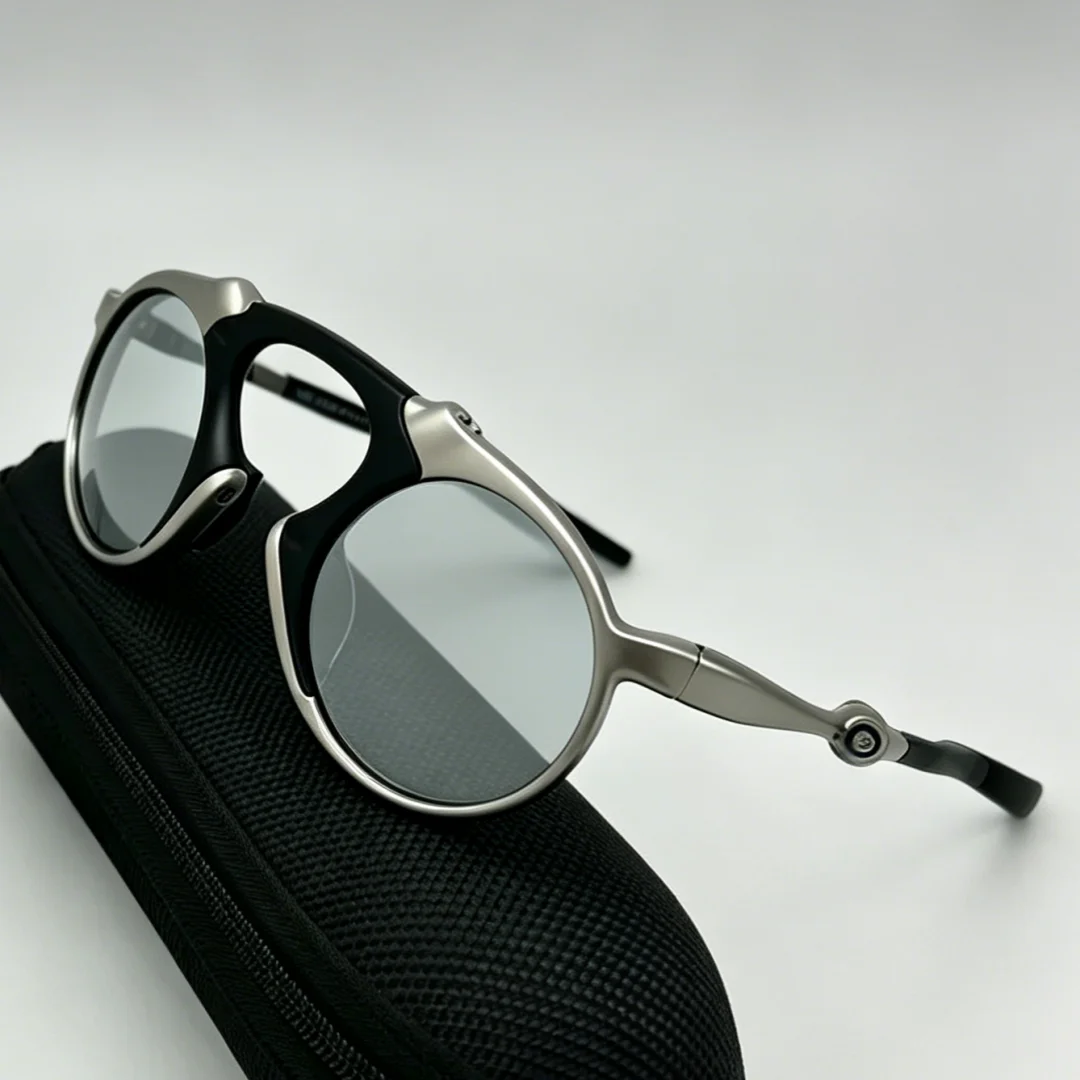 Luxury Brand Xmetal Madman OO6019 MTB Cycling Glasses Retro Round Sunglasses Unisex Outdoor UV400 Photochromic Polarized Goggles - Bear Hugs
