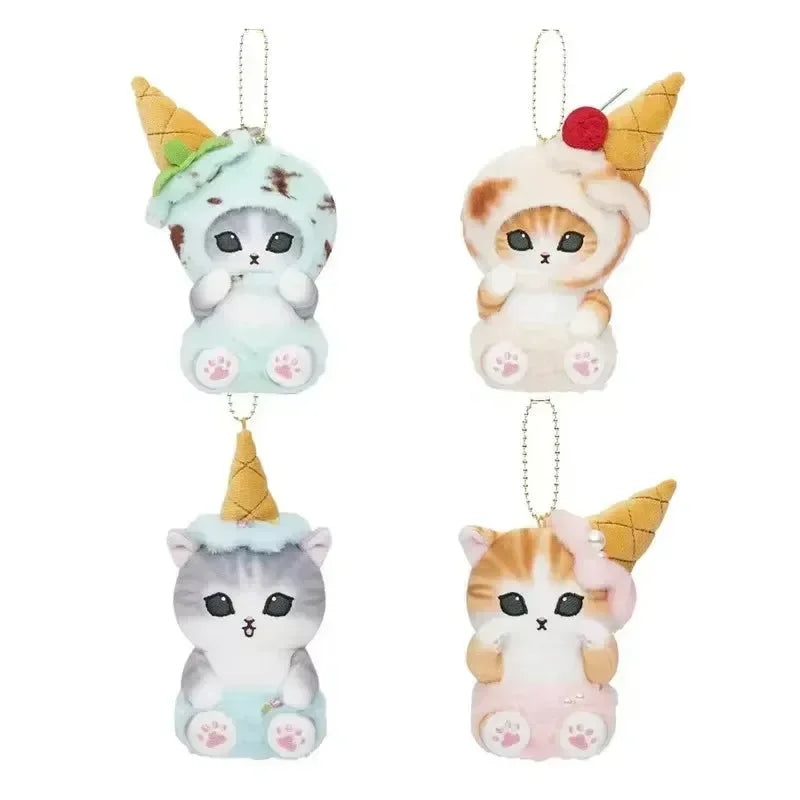 Mofusand Cat Sweet Scoops Keychain