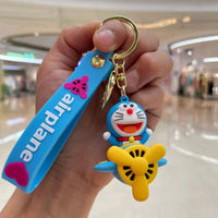 Sky-High Friends Cartoon Keychain