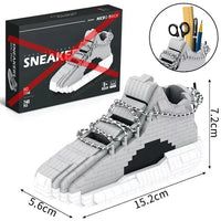Streetwear HypeSneaker 3D Micro Building Blocks