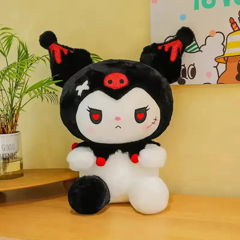 Dark Devil Kuromi Plush Toy