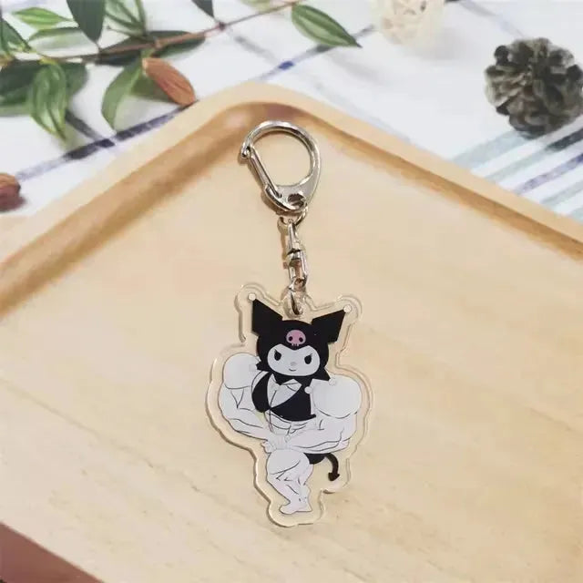 Sanrio Muscle Mania Keychain