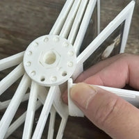 Carrousel de cadres photo rotatifs à 12 emplacements 