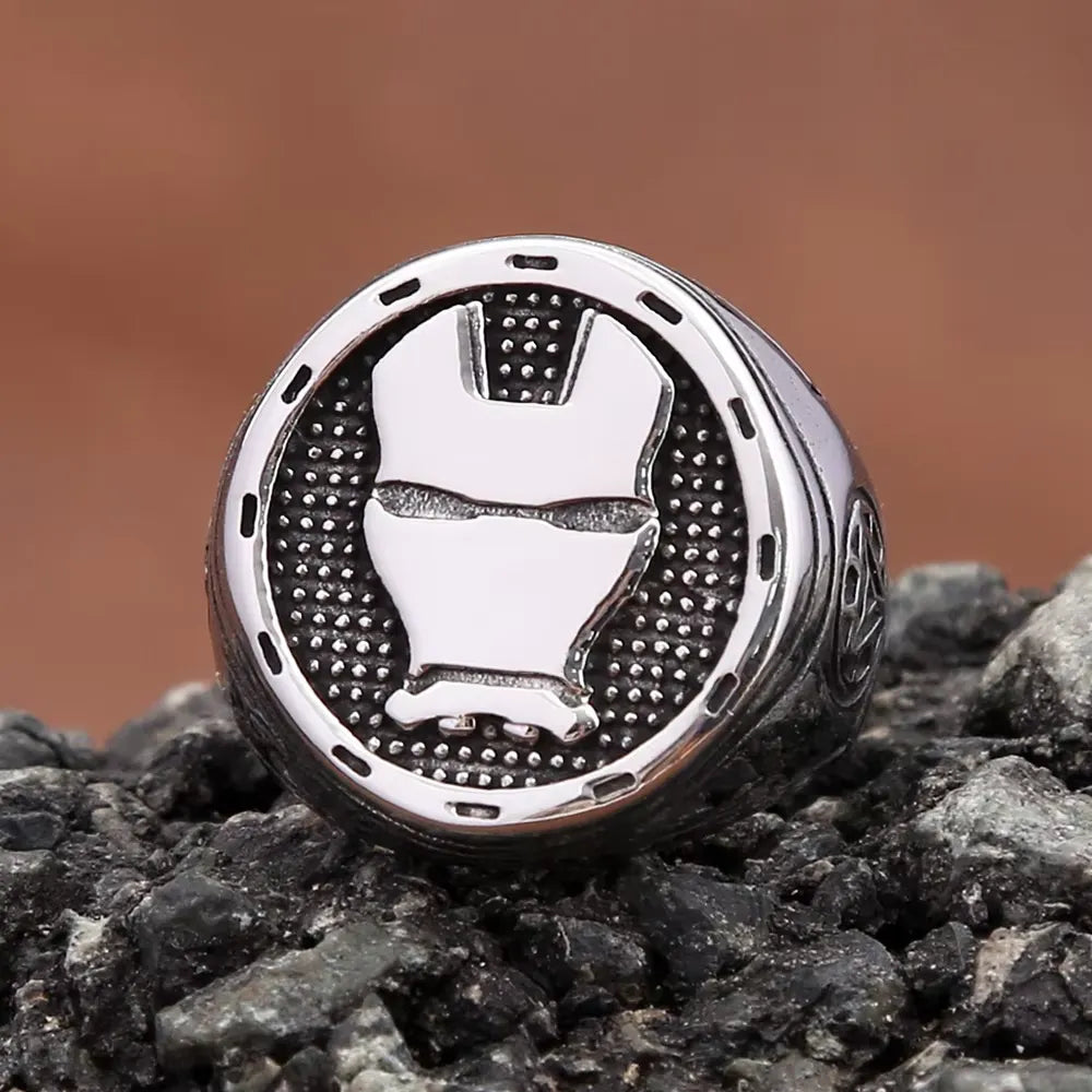 Vintage Iron Man Mask Ring