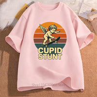 Cupid Stunt Graphic Print T-shirt - Bear Hugs