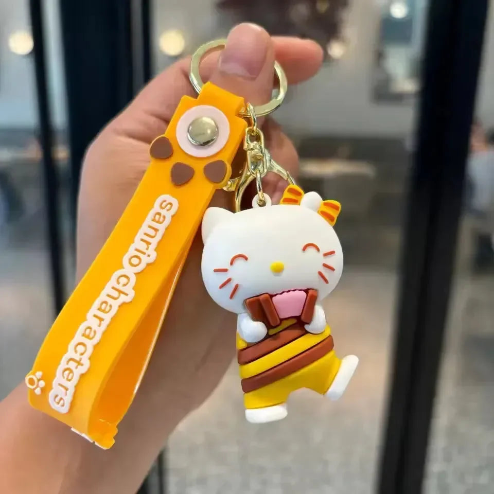 Sanliou Honeycomb Buzz Bee Keychain