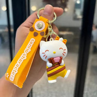 Sanliou Honeycomb Buzz Bee Keychain