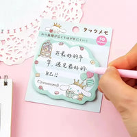 Sanliou Scribbles Memo Sticky Notes (30 Sheets)