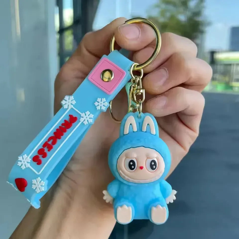 Princess Perch Labubu 3D Keychain