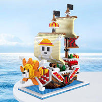 One Piece Pirate Ship 3D Model Building Blocks