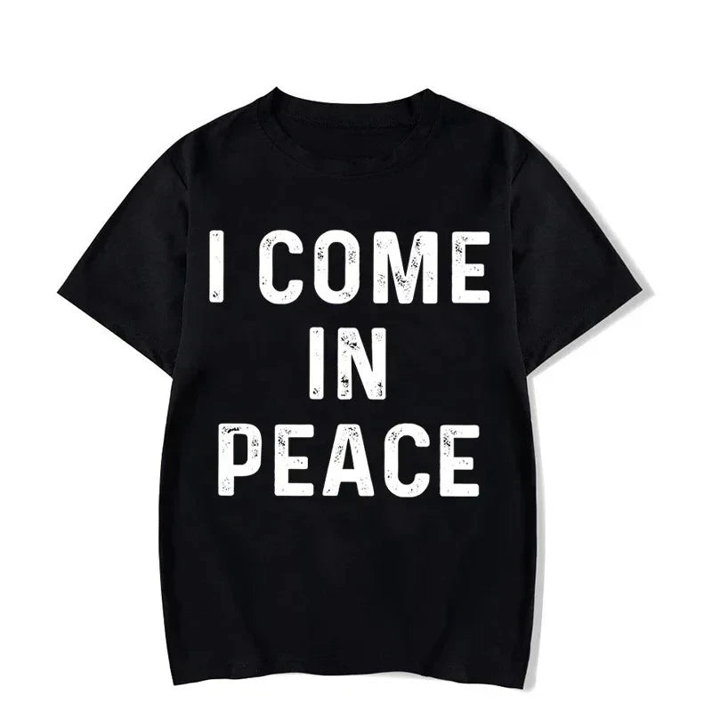 I Come in Peace Funny Couple Tshirt