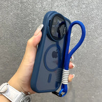 Fold Glass Lens Transparent Case (For iPhones)