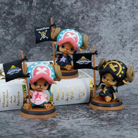 One Piece Chopper With Flag Action Figure (9 cm)