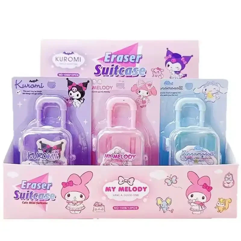 Sanliou Travel Suitcase Eraser Set