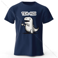 Tea-Rex Dinosaur Cotton T-Shirt