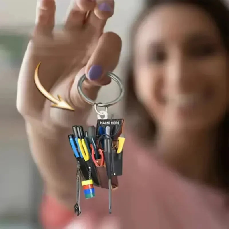 Amped Icons 3D Tool Keychain