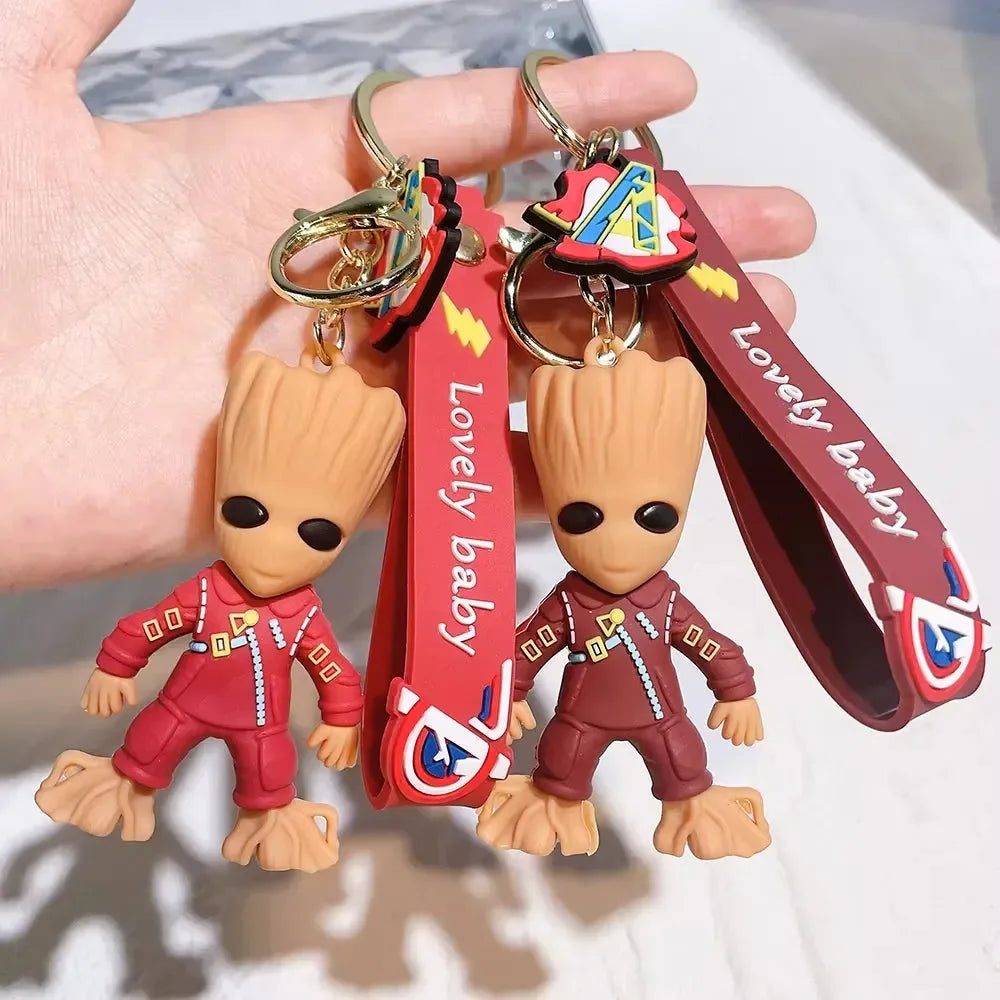 Groot Groovy Guardians Keychain