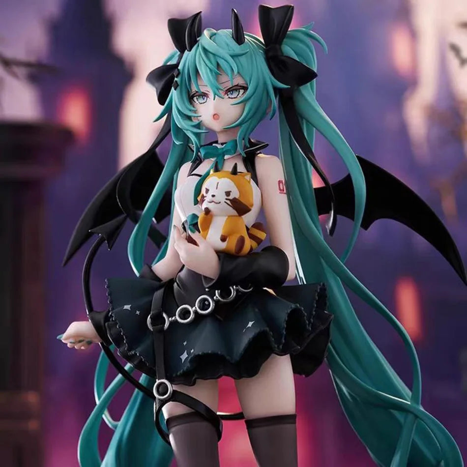 New Trio-Try-iT Hatsune Miku Rascal The Raccoon Demon Style PVC Anime Action Figures Model Collection Toys - Bear Hugs