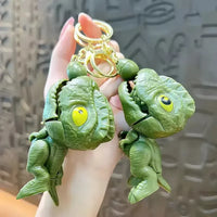 Chomp Champ Dinosaur String Keychain