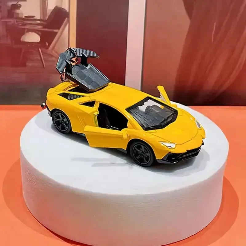 Speedster Mini Sports Car Keychain