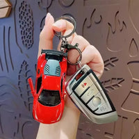 Speedster Mini Sports Car Keychain