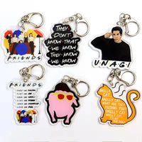 Nostalgic Friends TV Show Keychains