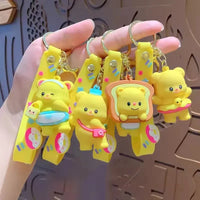 Sweet Glee Butter Bear 3D Keychain