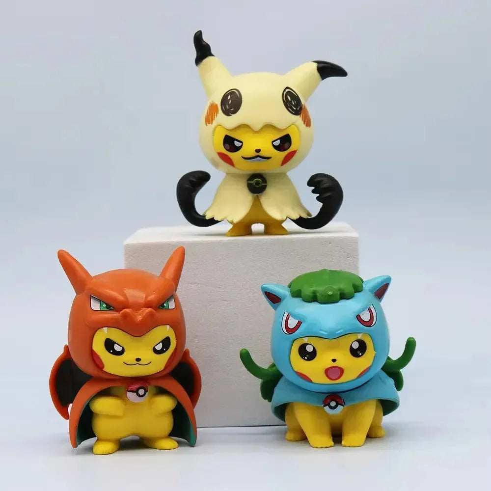 تماثيل بيكاتشو كوسبلاي بوكيموين (مجموعة من 6) 