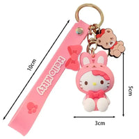 Sanliou Hoodie Cute Girl 3D Keychain