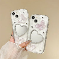 Diamond Bling Glitter Butterfly 3D Case (For iPhones)