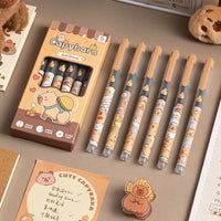 Capybara Liquid Ball Pen (6 Pcs)