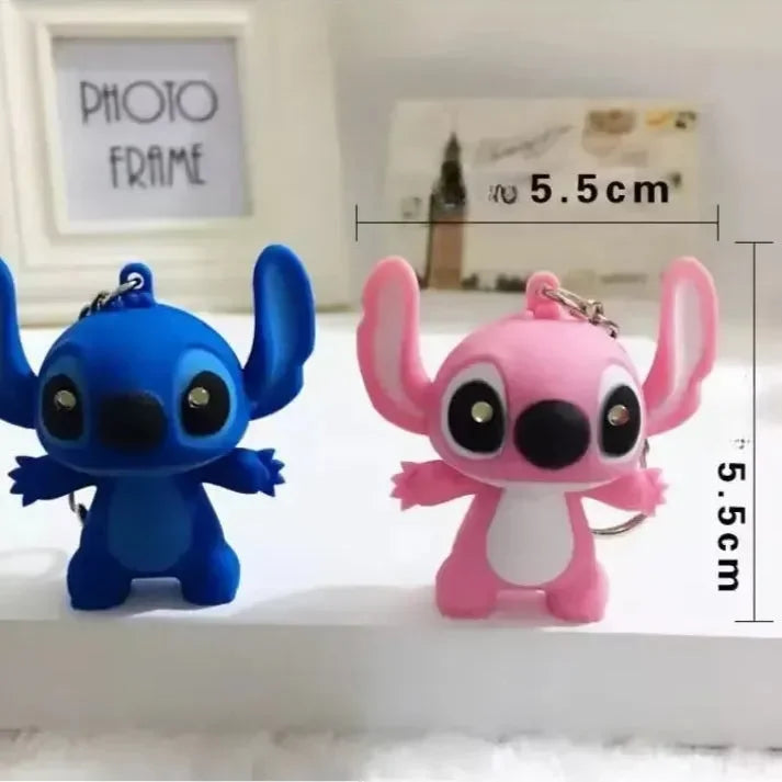 Luminous Love Notes Stitch Keychain