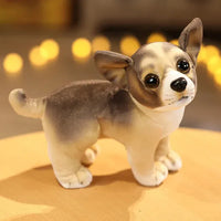 Adorable Realistic Plush Dog Toy (25 cm)