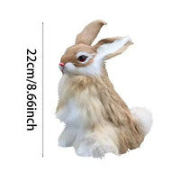 Real Looking Stuffed Rabbit (22 cm)
