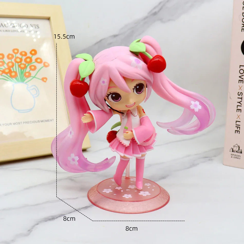 Hatsune Miku Desktop Cute Action Figure 16cm New Tokyo Series Kimono Anime Figurine Kawaii Girl Model Toy Giftible Toy - Bear Hugs