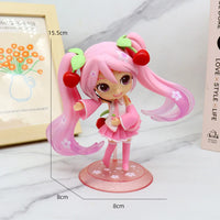 Hatsune Miku Desktop Cute Action Figure 16cm New Tokyo Series Kimono Anime Figurine Kawaii Girl Model Toy Giftible Toy - Bear Hugs