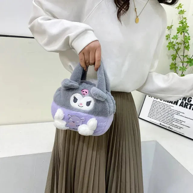 Sanrio Kuromi Cinnamoroll Plush Bag