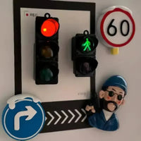 Traffic Lights LED Keychain