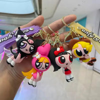 Sanliou Powerpuff Pocket Protectors Keychain