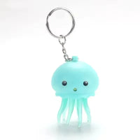 Glowing Jellyfish Keychain