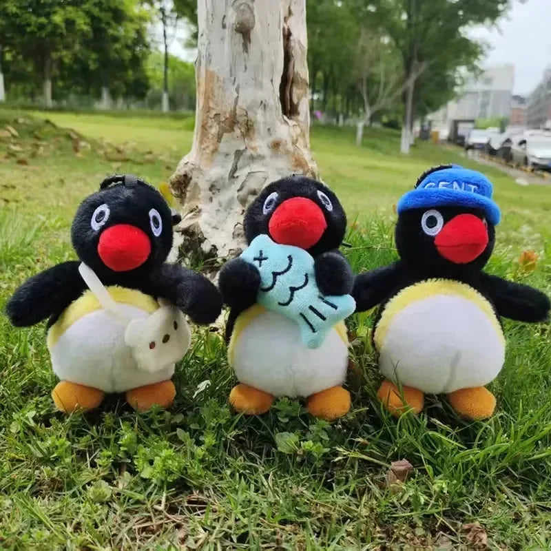 Plush Pingu Pal Trio Keychain
