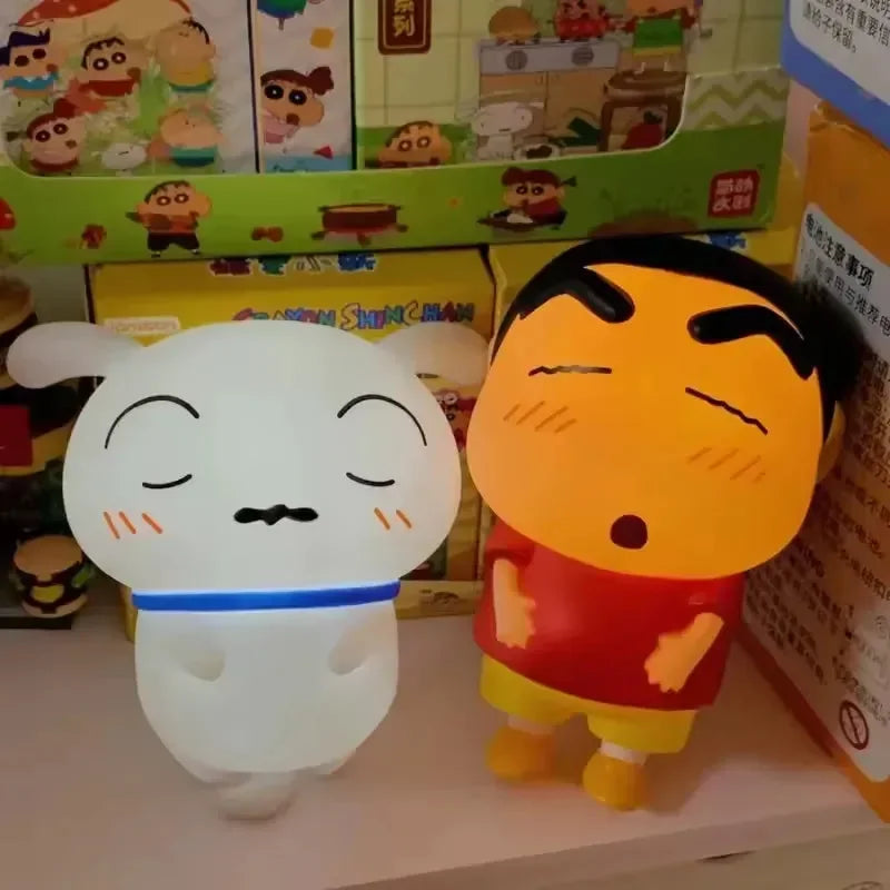 Squishy Shinchan & Shiro Night Lamp