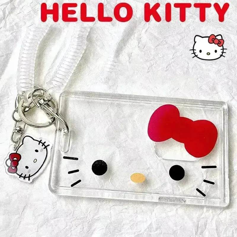 Hello Kitty Transparent Card Holder