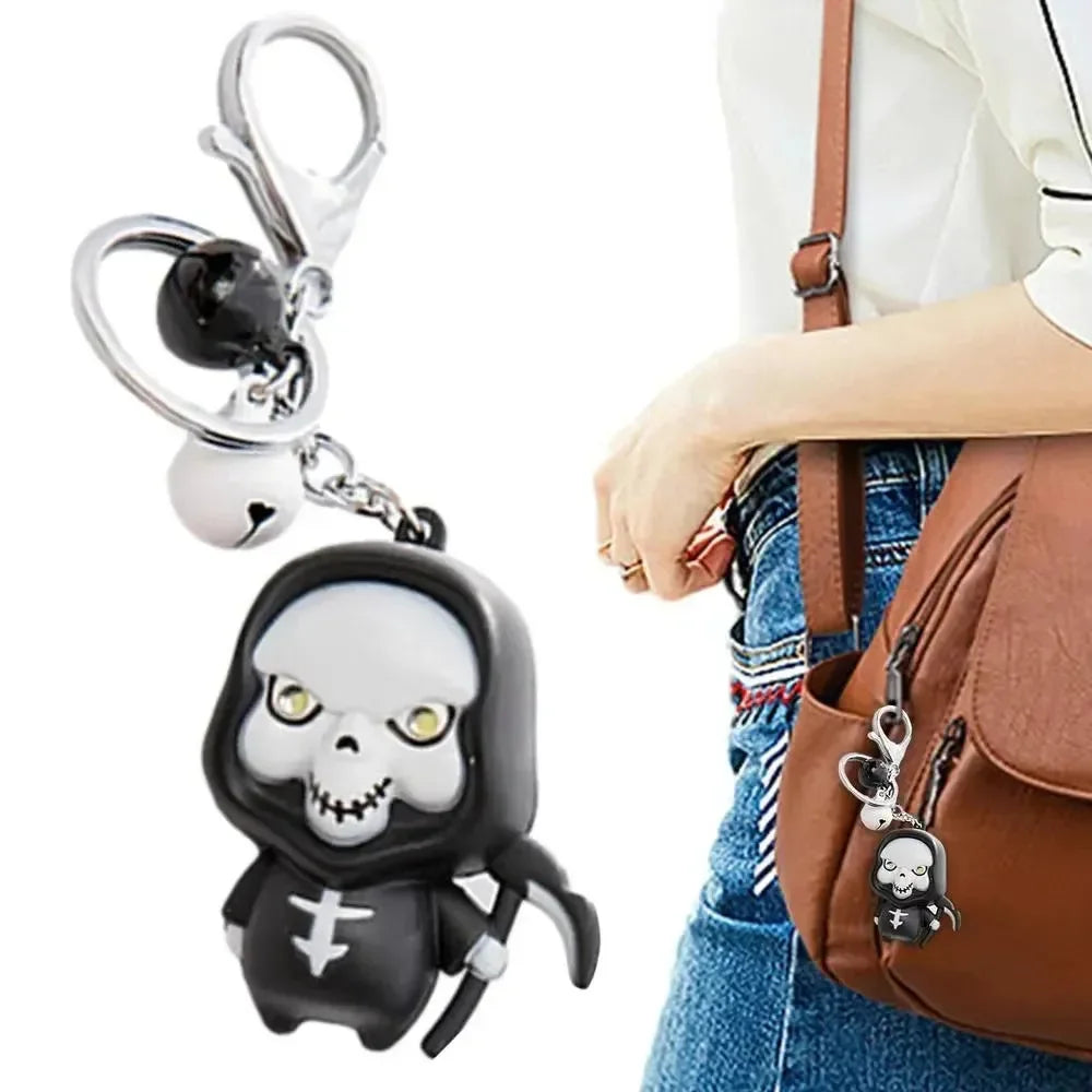 Glow & Sound LED Grim Reaper Keychain