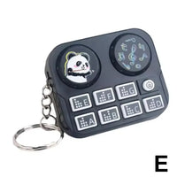 Mini DJ Machine Sound & LED Keychain