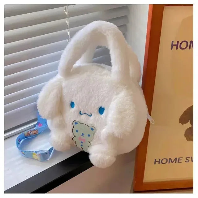 Sanrio Kuromi Cinnamoroll Plush Bag