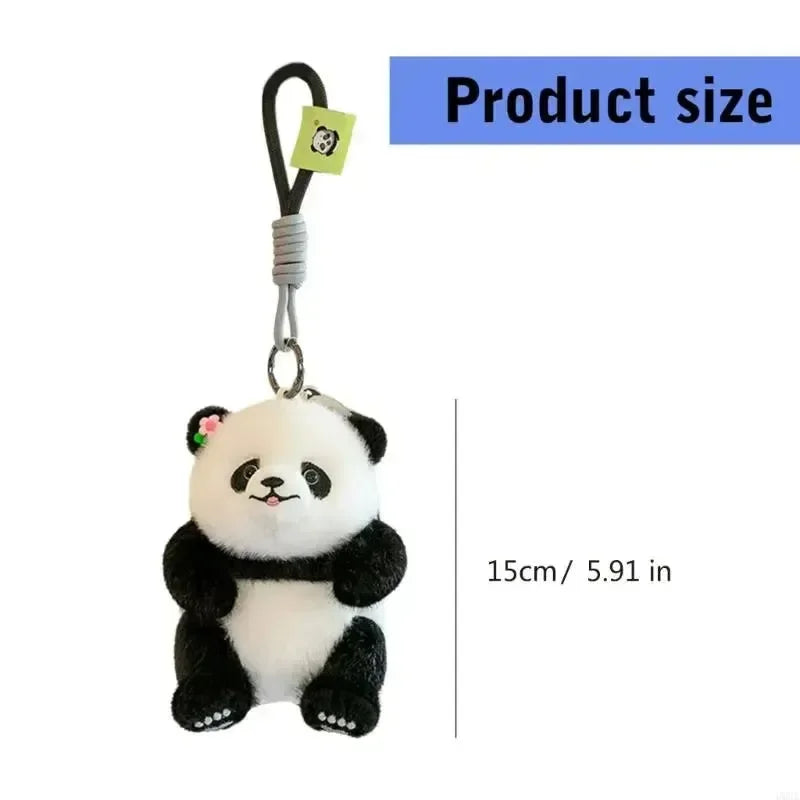Genuine Chengdu Panda Plush Keychain