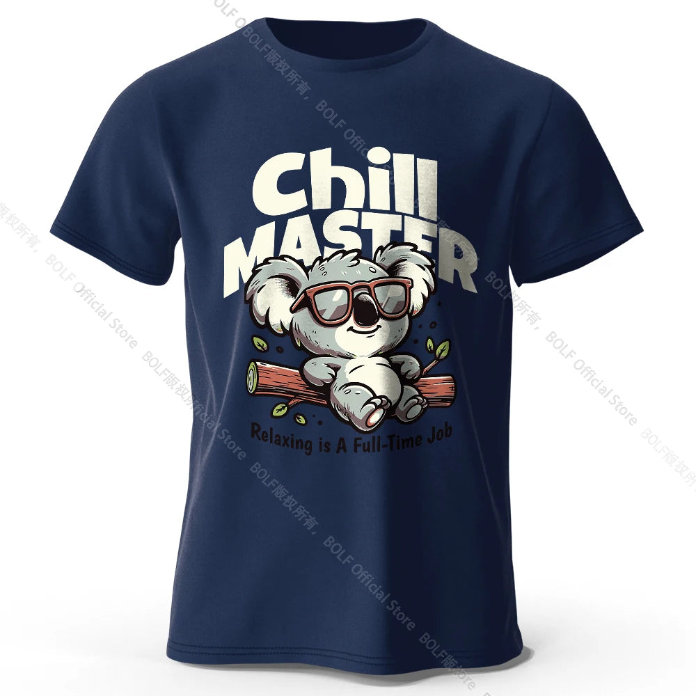 Chill Master Koala Funny T-shirt - Bear Hugs
