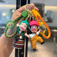 Straw Hat Cheers One Piece Keychain