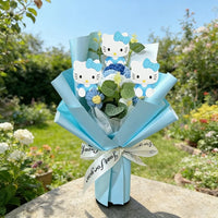 Sanrio Rose Bouquet Hello Kitty Mother's Day Crocheted Handheld Bouquet Hello Kitty Artificial Rose Bouquet - Bear Hugs